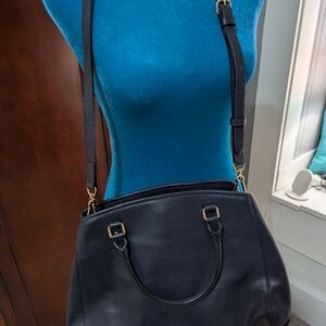 Coach Black Leather Shoulder Bag
